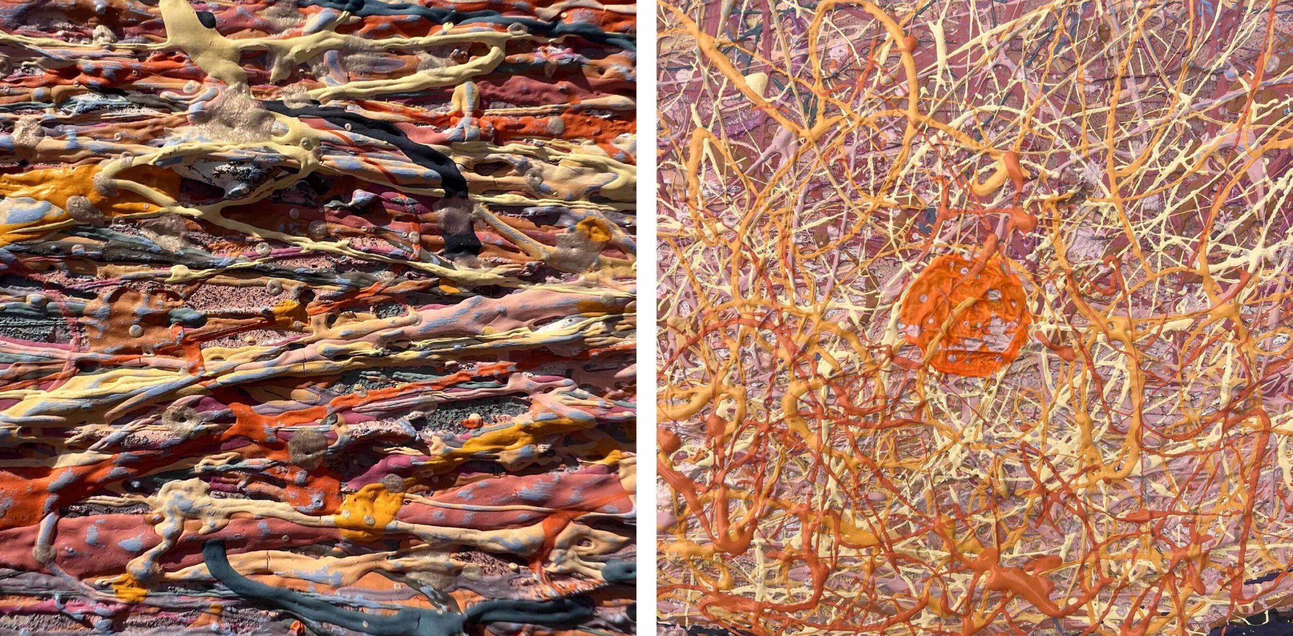 Golden Solace - diptych, framed - Image 8