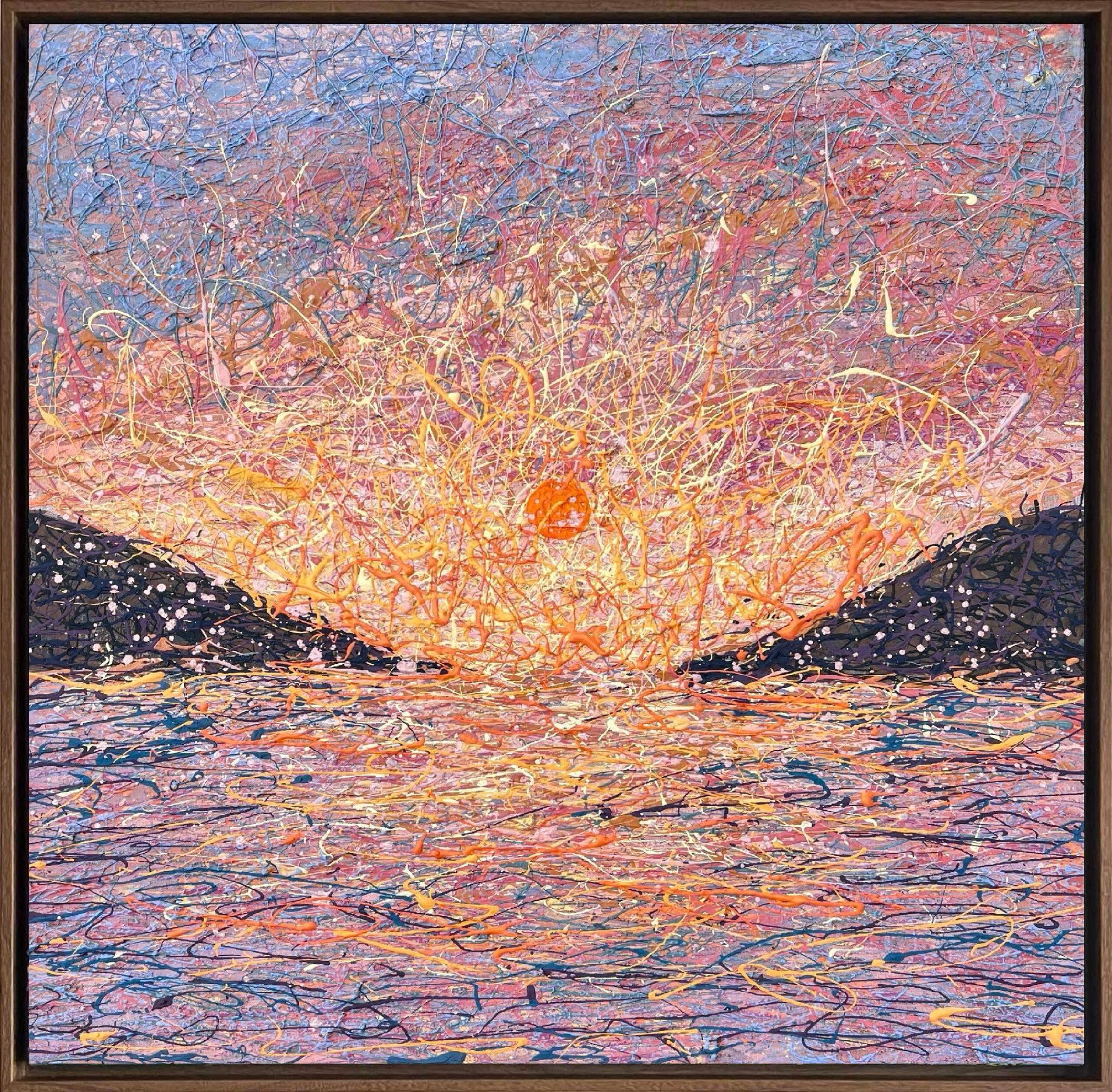 Golden Solace - diptych, framed - Image 7