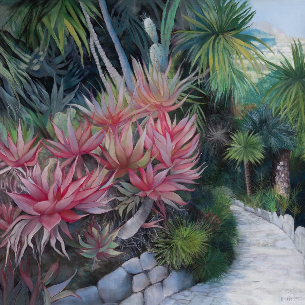 Jardin méditerranéen II by Agnès Tiollier