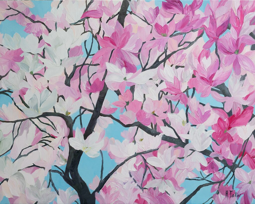 Comme un printemps V by Agnès Tiollier