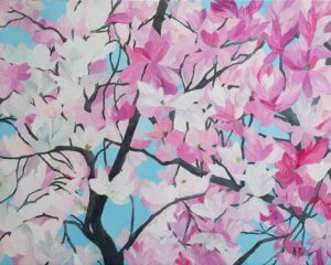 Comme un printemps V by Agnès Tiollier