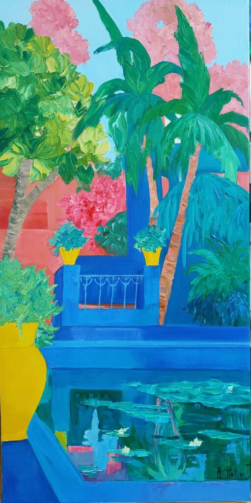 Perspective Majorelle by Agnès Tiollier