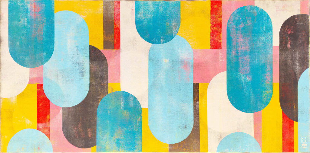 Traffic Pink Landscape by Ronald Hunter