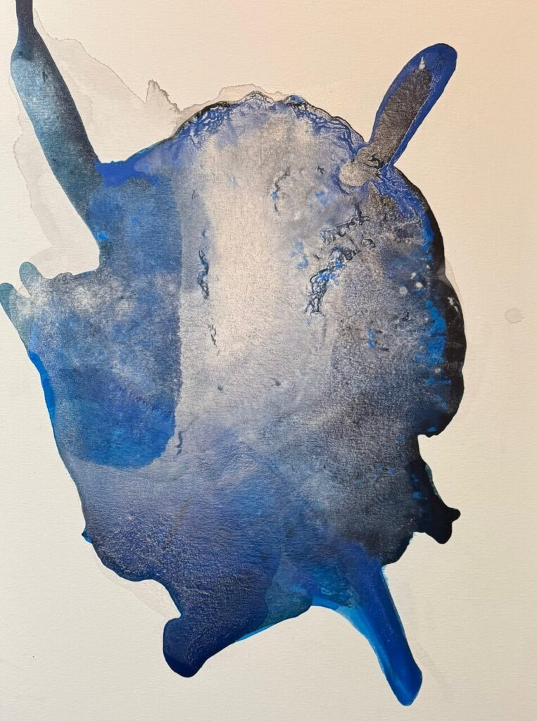 A Splash of Oceanic Blue by Clara Berta