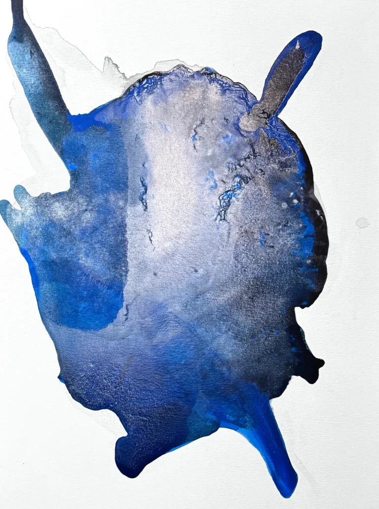A Splash of Oceanic Blue by Clara Berta