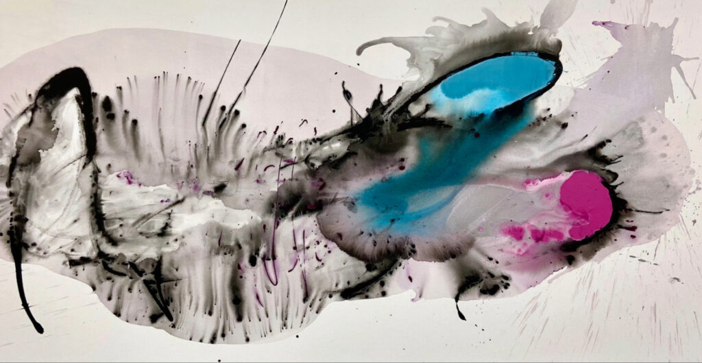 A Place To Escape Blue by Clara Berta