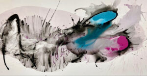 A Place To Escape Blue by Clara Berta