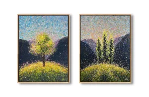 Where Silence Becomes Joy - light frame by Nadin Antoniuk
