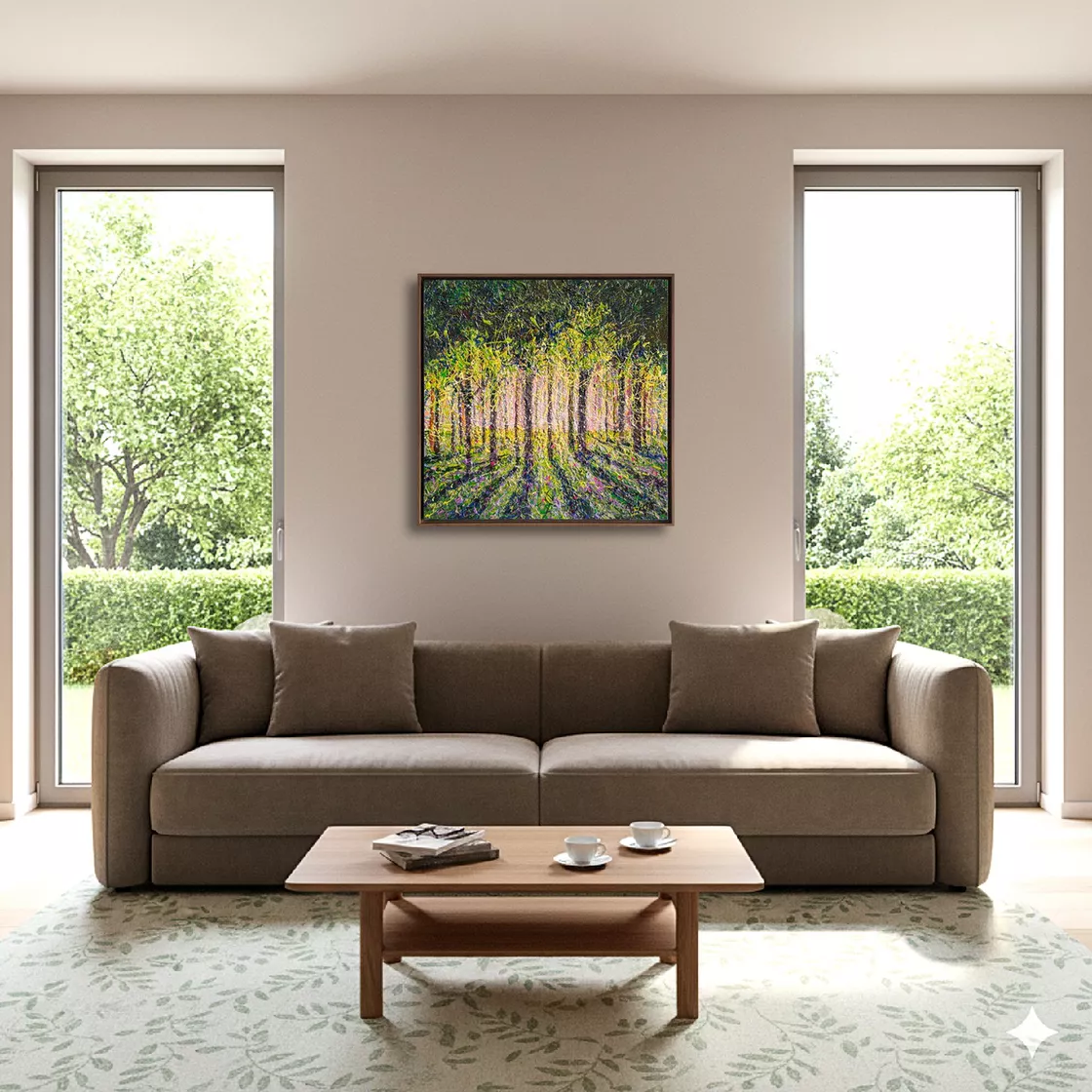 Spring Forest day - framed – Image 4