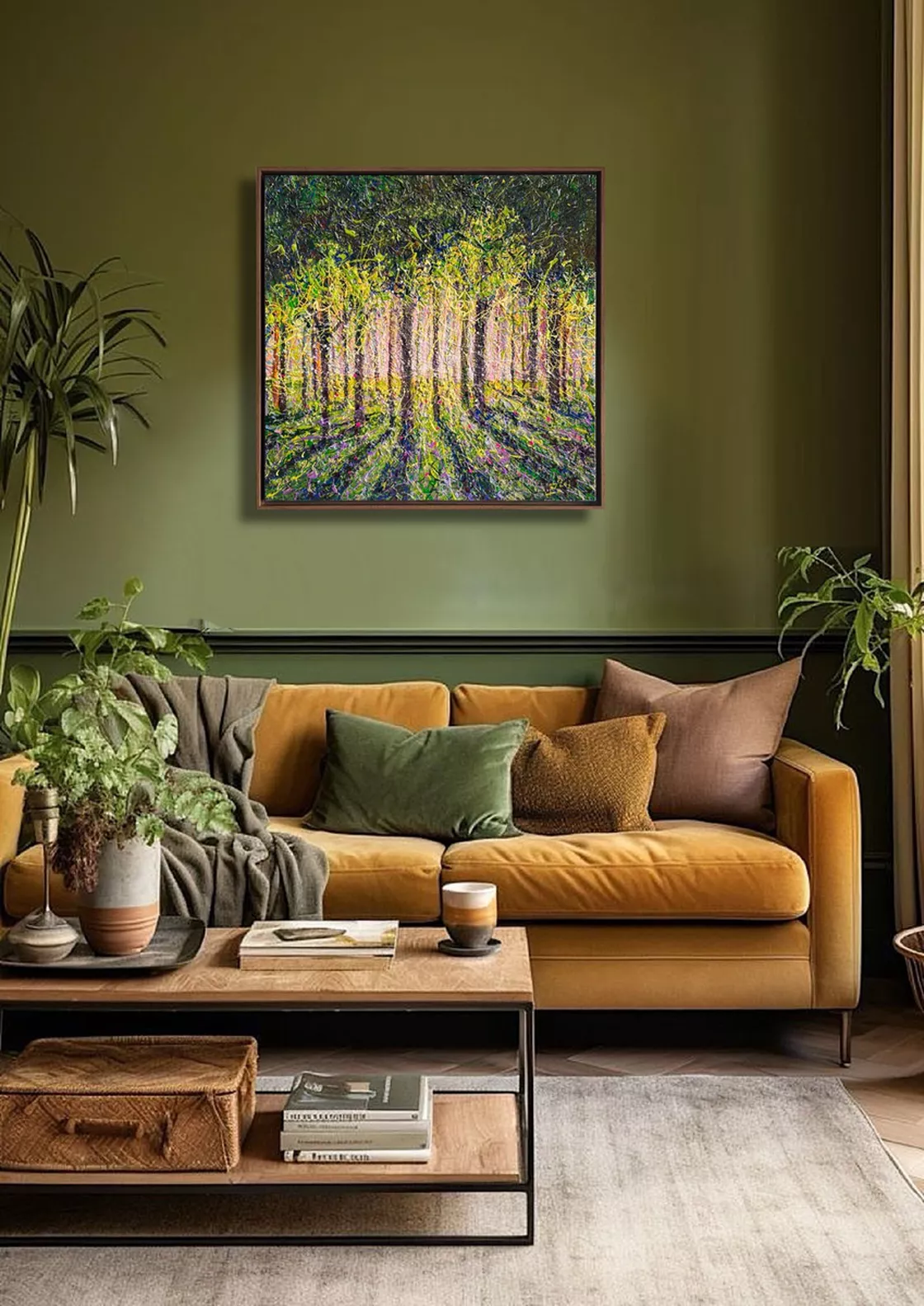 Spring Forest day - framed – Image 8