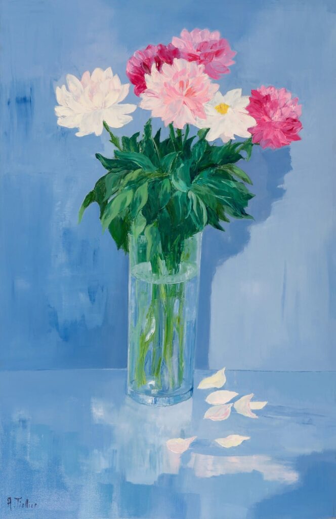 Pivoines by Agnès Tiollier